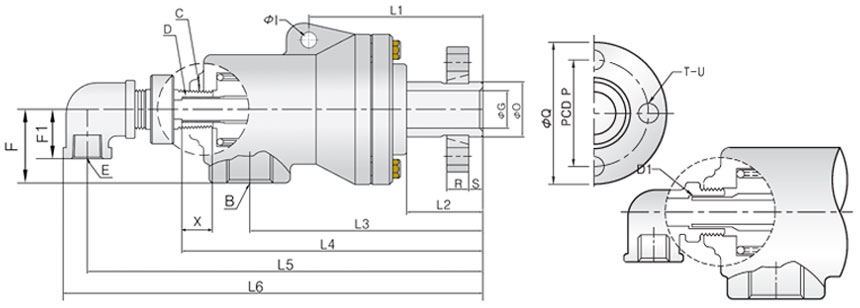 蒸汽及热媒介用复式，虹吸管固定型1